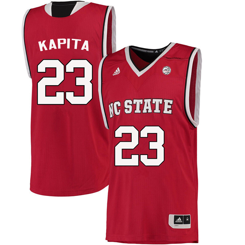 Men NC State Wolfpack #23 Ted Kapita College Basketball Jerseys-Red